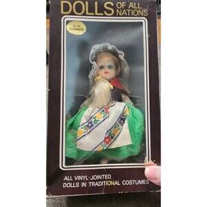 Dolls of All Nations Scandinavia #139 Vinyl Jointed Doll Original Box